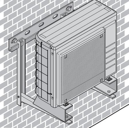 Daikin Montagegestell für HPSU Außengeräte 4-8 kW | EKFT008CA
