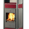 Wasserkaminofen Warm CS Bordeaux 14kW Edilkamin Warmhaltefach