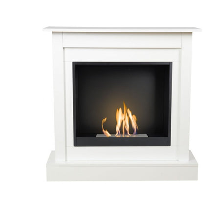 Aflamo Bio-Kamin Vigo Classic mit Einsatz Bio 60, weiss | klimaworld.com