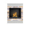 Aflamo Bio-Kamin | Smart Stone mit Einsatz Bio 40 | desert/weiss