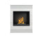 Aflamo Bio-Kamin | Smart Stone mit Einsatz Bio 40 | weiss