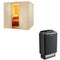 Sentiotec Sauna Komplettset Wellfun Large | Saunaofen 100 | 5 Pers.