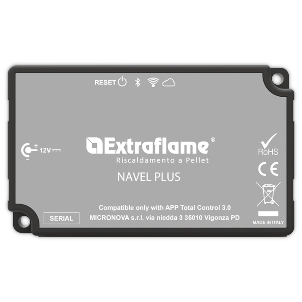 Remote WiFi Modul für Extraflame Pelletöfen | grau Etikett