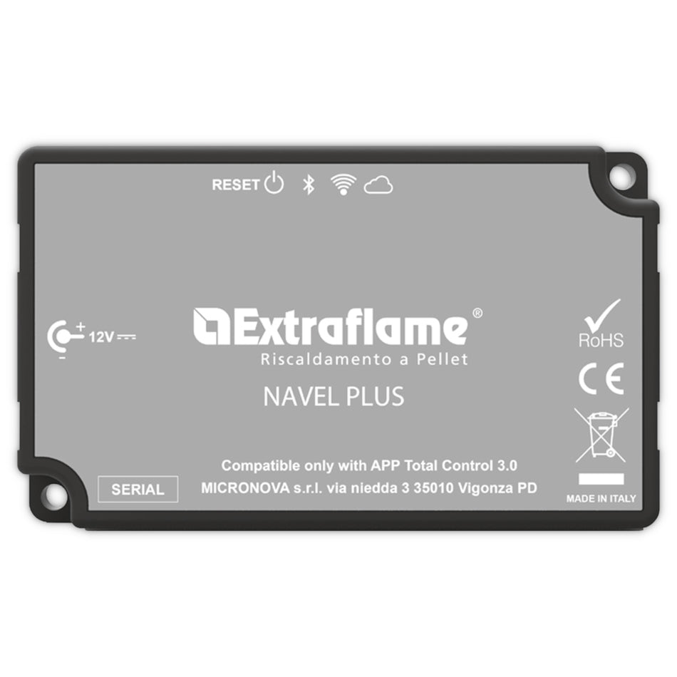 Remote WiFi Modul für Extraflame Pelletöfen | grau Etikett