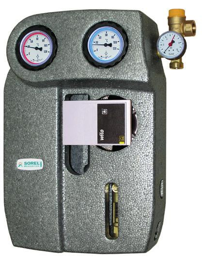 Sorel Solar Pumpengruppe 2-Strang inkl. Wilo Pumpe | S2-Solar-3 HE