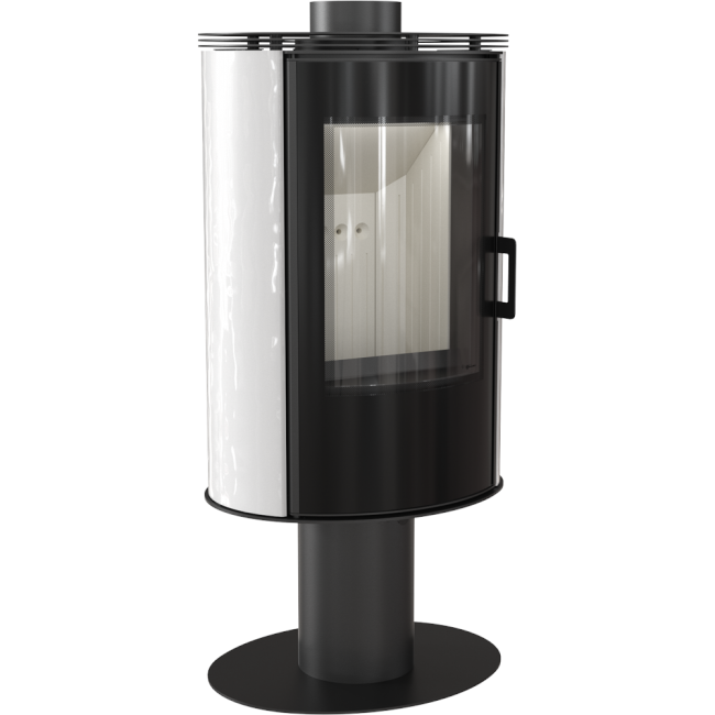 Kratki Kaminofen Koza AB S/N/O/DR/GL/KAF/BIALY| Keramik weiß | 8 kW ➔ klimaworlv.com