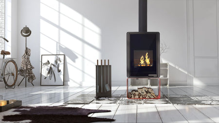 HS Flamingo Kaminofen Pentai rot, Ambiente | klimaworld.com