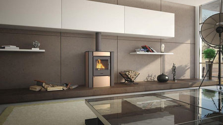 HS Flamingo Kaminofen Amos, creme, Ambiente | klimaworld.com