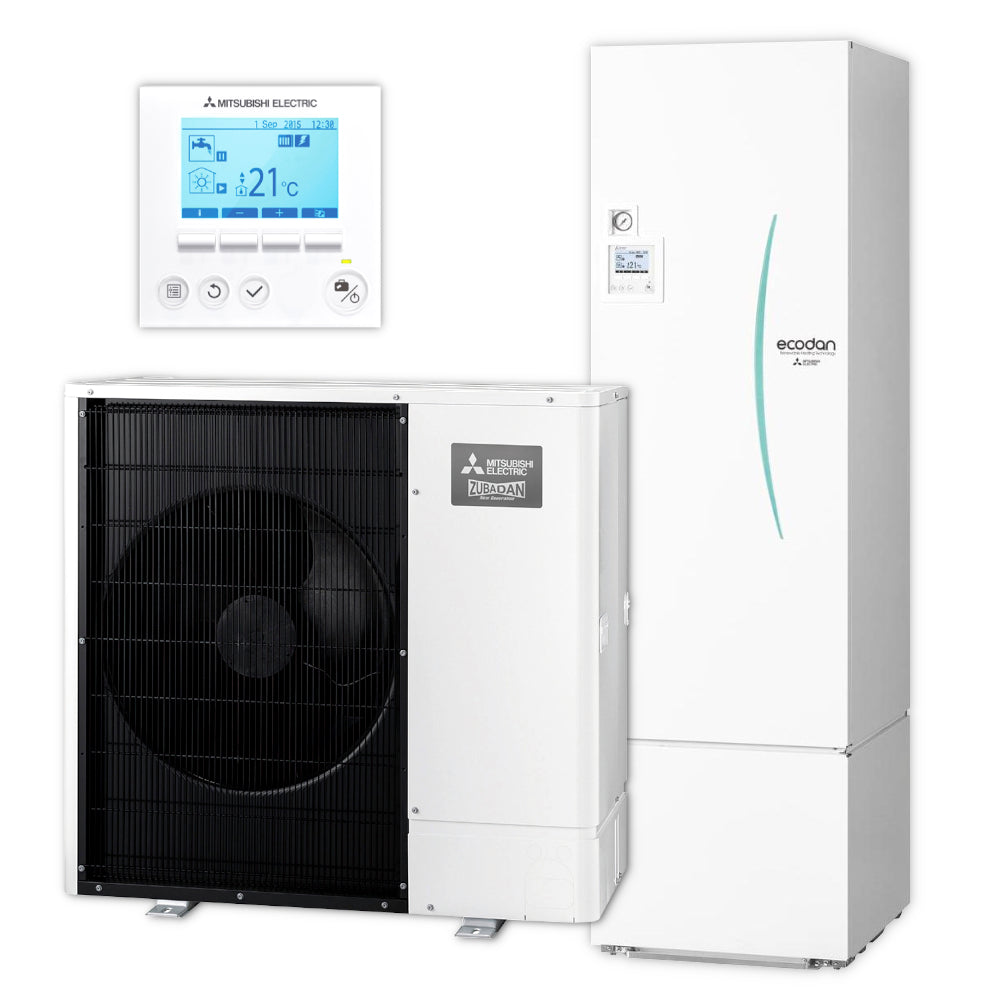 MITSUBISHI | Ecodan Wärmepumpen-Set 5.22 | Zubadan Inverter | 8,0 kW