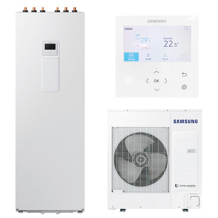 SAMSUNG | Luft-Wasser-Wärmepumpen-Set WPLW-Hub Mono-8-200 | 8 kW 