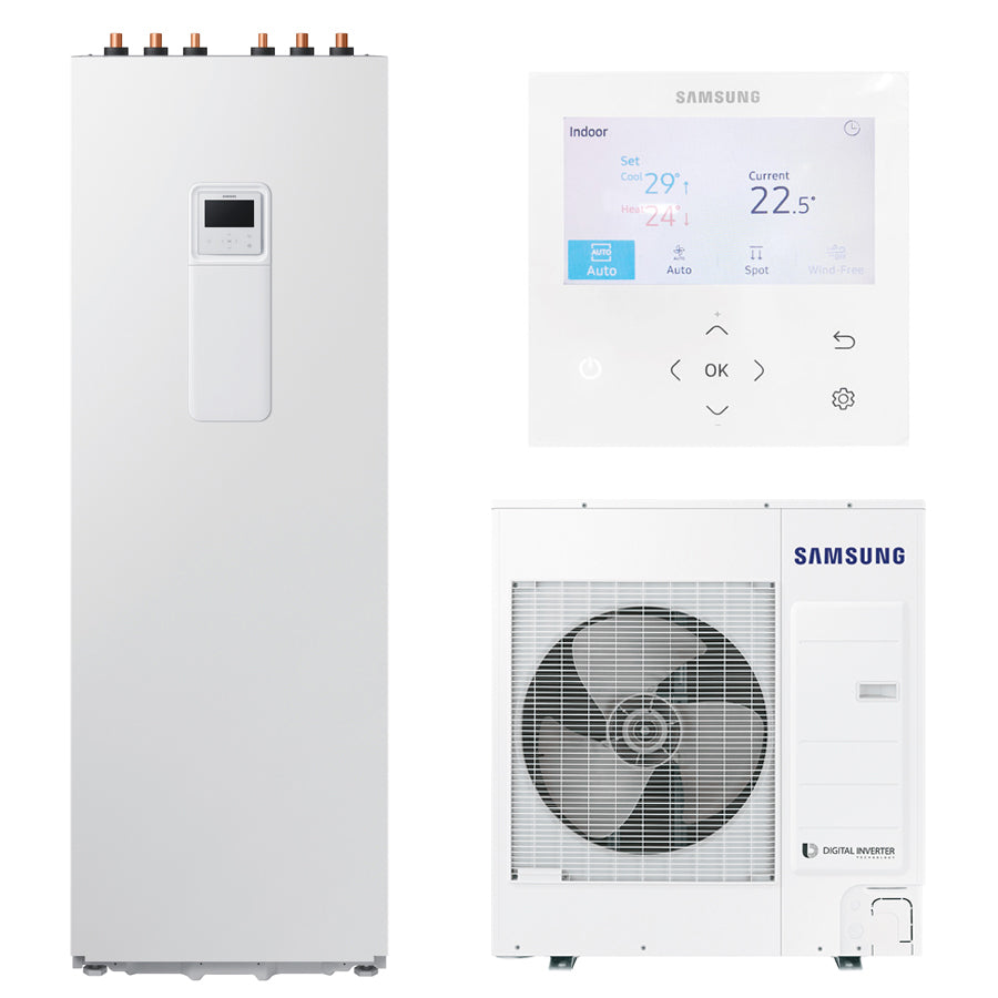 SAMSUNG | Luft-Wasser-Wärmepumpen-Set WPLW-Hub Mono-8-200 | 8 kW 