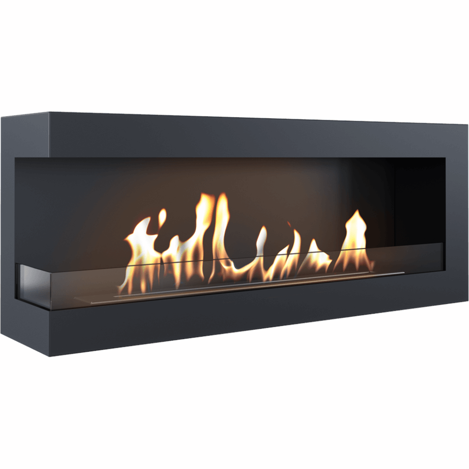 Kratki Eck-Biokamin Delta L 1200 +Glas | DELTA/L/1200/TUV/PRZESZKLENIE 