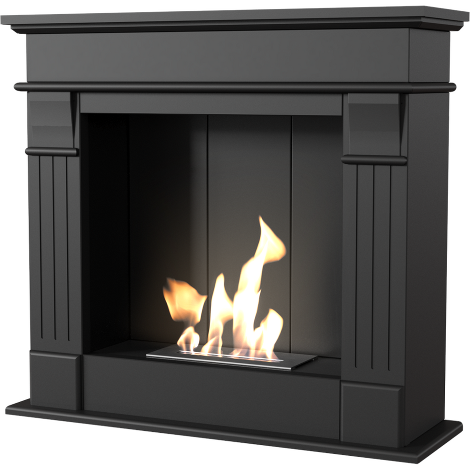 Kratki Biokamin August P Modell | schwarz | AUGUST/P/CZARNY/TUV ➔ Klimaworld