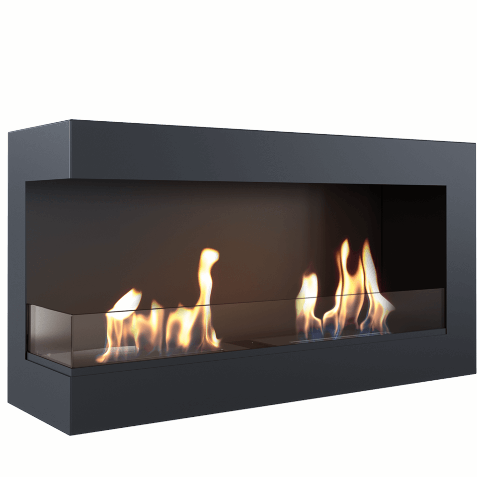 Kratki Eck-Biokamin Delta L 900 + Glas | DELTA/L/900/TUV/PRZESZKLENIE