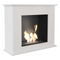 Kratki Biokamin June + Verkleidung | weiß | JUNE/TUV