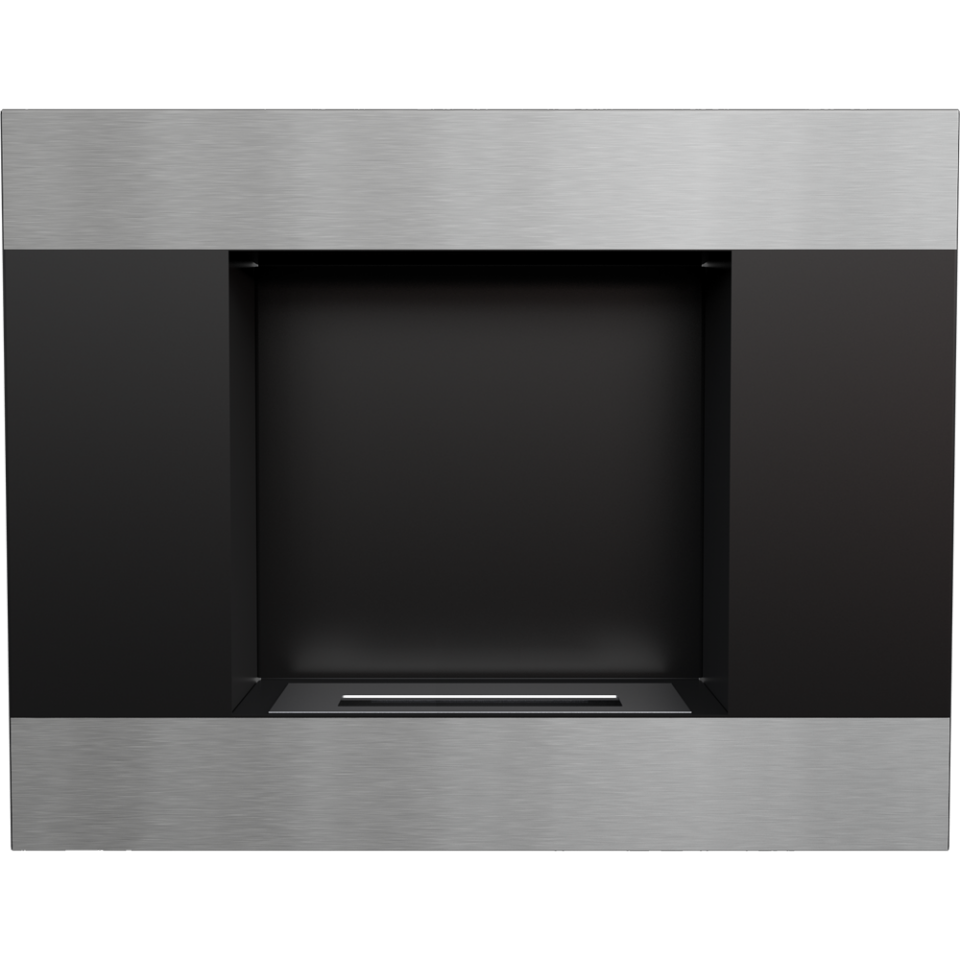 Kratki Biokamin Quat | schwarz horizontal | QUAT/CZARNY/HORIZONTAL/TUV