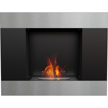 Kratki Biokamin Quat | schwarz horizontal | QUAT/CZARNY/HORIZONTAL/TUV