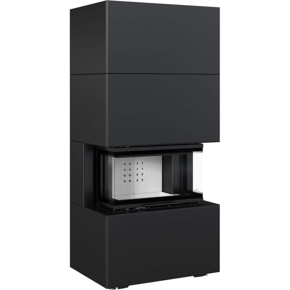 Kratki Kaminbausatz NBC 7 - 3-seitig | Home Easy Box schwarz | 7 kW ➔ klimaworlv.com