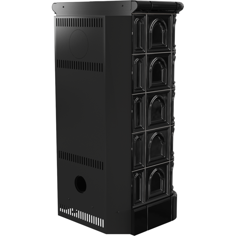 Kratki Kachelofen Blanka 8 | schwarz | 8 kW | BLANKA/KAFEL/C