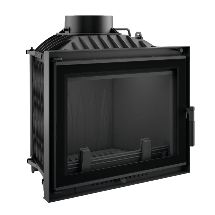 Kratki Kamineinsatz Eryk | Dekorglasscheibe | 12kW | keine BImschV2