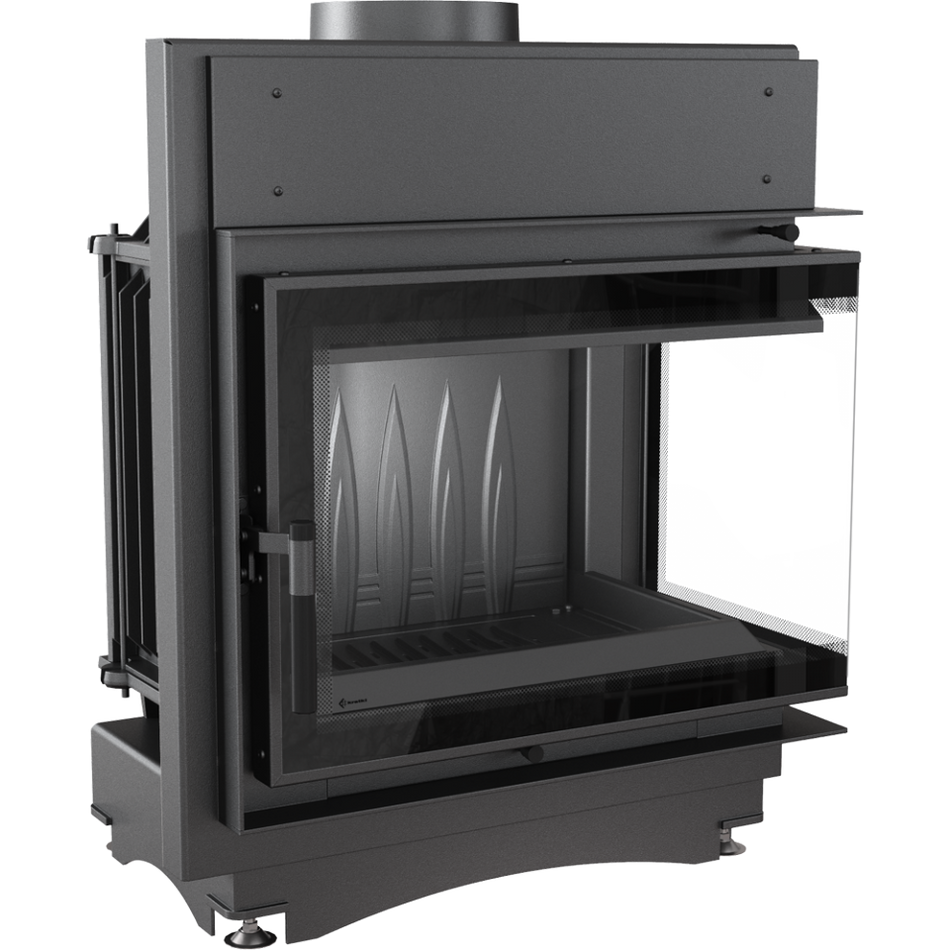 Kratki Kamineinsatz Maja 8 | Eckscheibe rechts DECO | 8kW | MAJA/P/BS/DECO