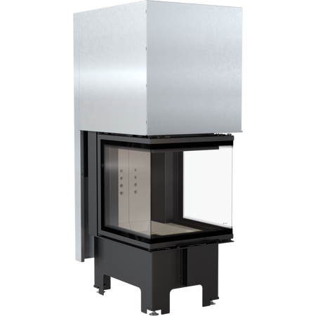 ThermoFlux Kamineinsatz TFA8-HLRF 50/50 | 3-seitig, Guillotine | 8 kW ➔ klimaworlv.com
