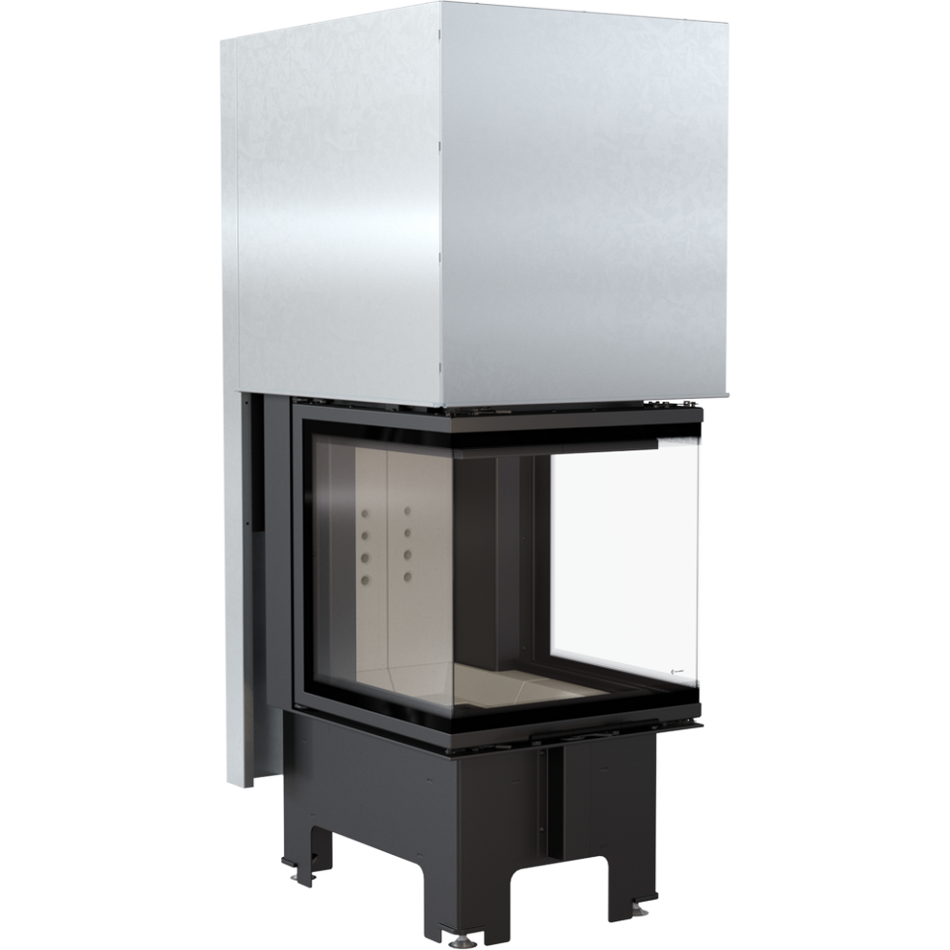 ThermoFlux Kamineinsatz TFA8-HLRF 50/50 | 3-seitig, Guillotine | 8 kW ➔ klimaworlv.com
