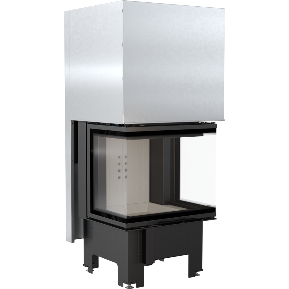 ThermoFlux Kamineinsatz TFA9-HLRF 60/40 | 3-seitig, Guillotine | 9 kW ➔ klimaworlv.com