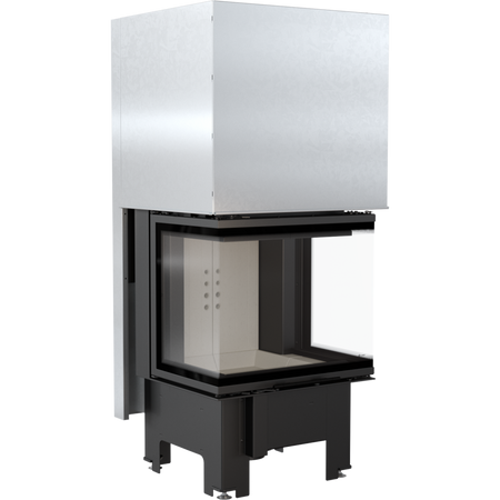 ThermoFlux Kamineinsatz TFA9-HLRF 60/40 | 3-seitig, Guillotine | 9 kW ➔ klimaworlv.com