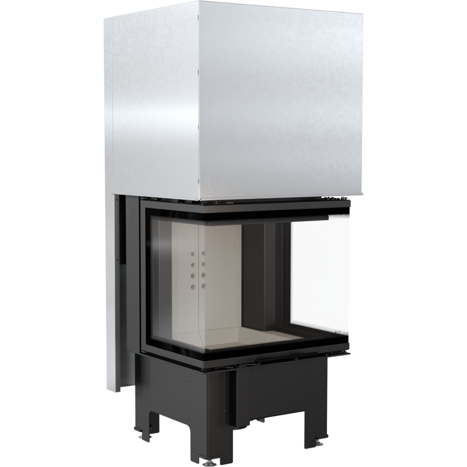ThermoFlux Kamineinsatz TFA9-HLRF 60/40 | 3-seitig, Guillotine | 9 kW ➔ klimaworlv.com