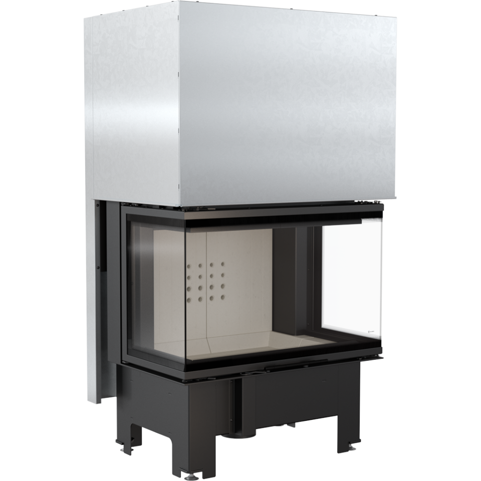 ThermoFlux Kamineinsatz TFA10-HLRF 80/40 | 3-seitig, Guillotine | 10 kW ➔ klimaworlv.com