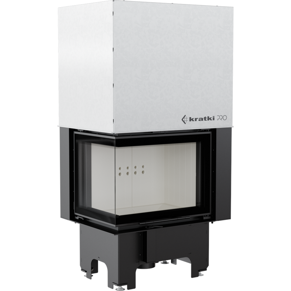 Kratki Kamineinsatz VNL/610/430 | Eckschiebtür links | 9 kW ➔ klimaworlv.com