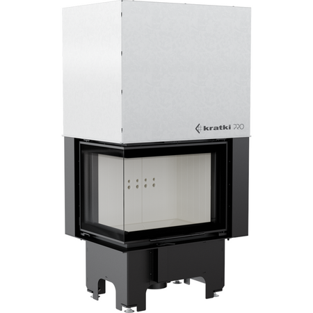 Kratki Kamineinsatz VNL/610/430 | Eckschiebtür links | 9 kW ➔ klimaworlv.com