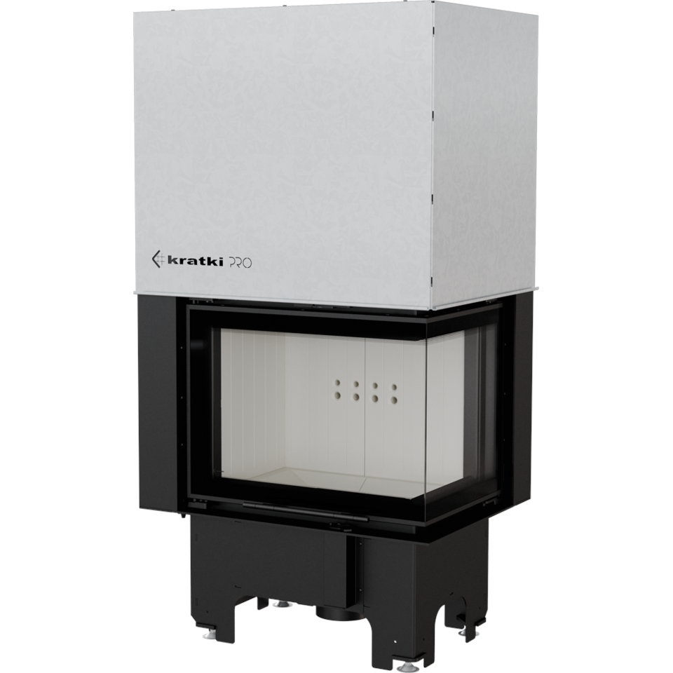 Kratki Kamineinsatz VNP/610/430 | Eckschiebtür rechts | 9 kW ➔ klimaworlv.com