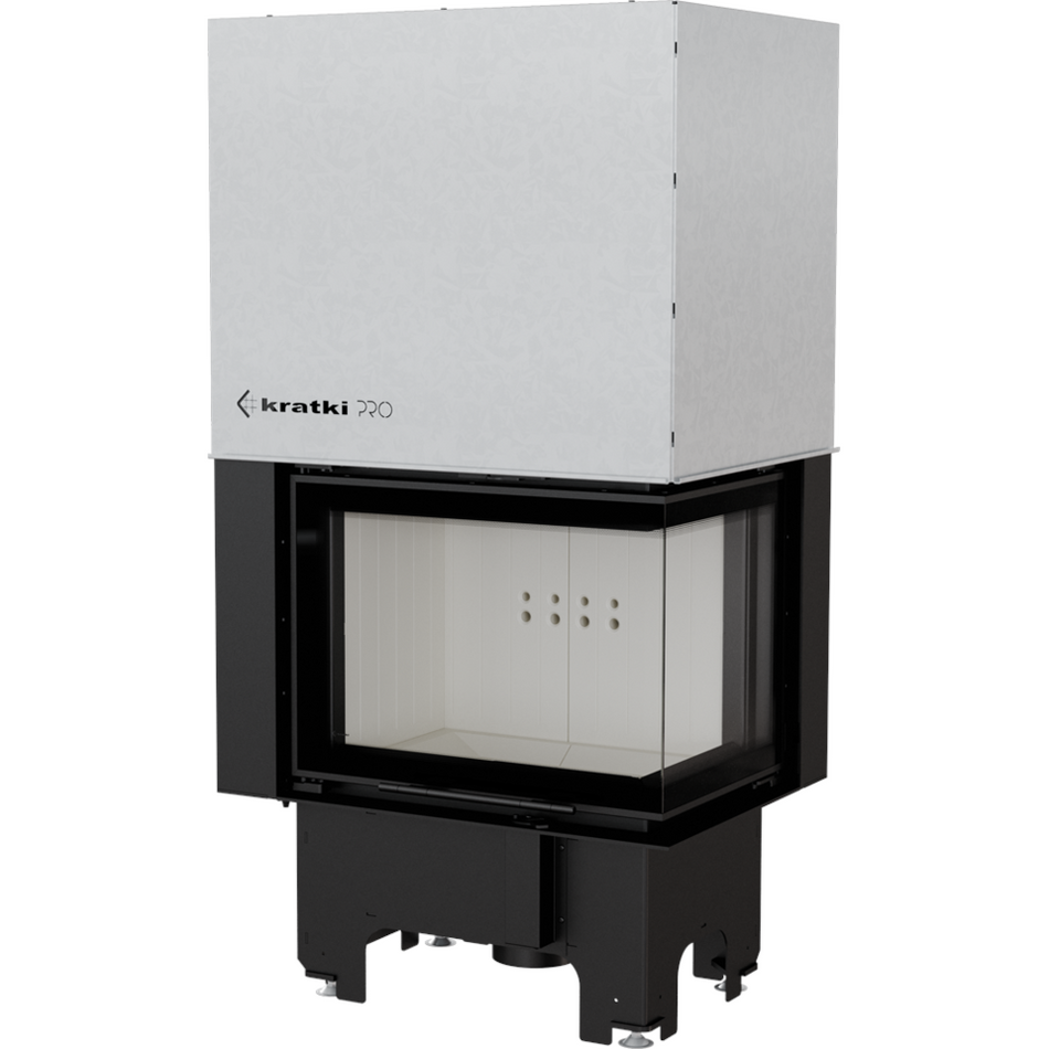 Kratki Kamineinsatz VNP/610/430 | Eckschiebtür rechts | 9 kW ➔ klimaworlv.com
