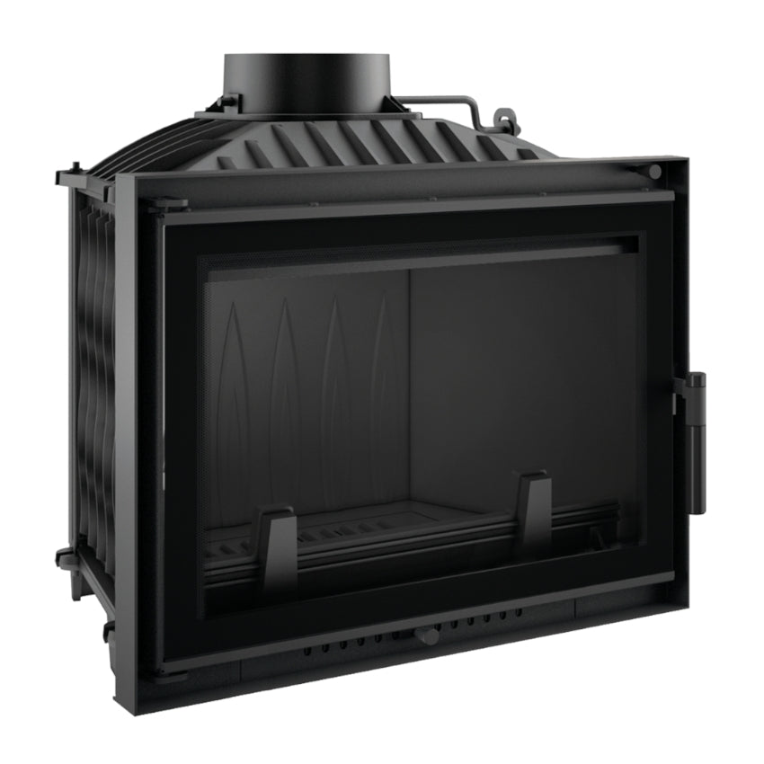 Kratki Kamineinsatz Wiktor | Dekorglasscheibe | 14kW | keine BImschV2