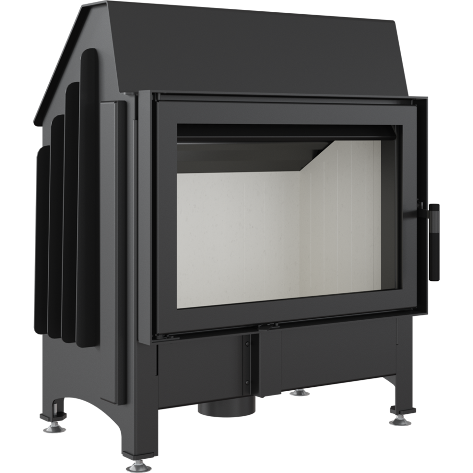 Kratki Kamineinsatz ZIBI 12 | gerade Scheibe | 11 kW | ZIBI/PF ➔ klimaworlv.com
