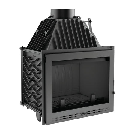 Kratki Kamineinsatz Zuzia | Trapezbodenplatte | 16kW | ohne BImschV2