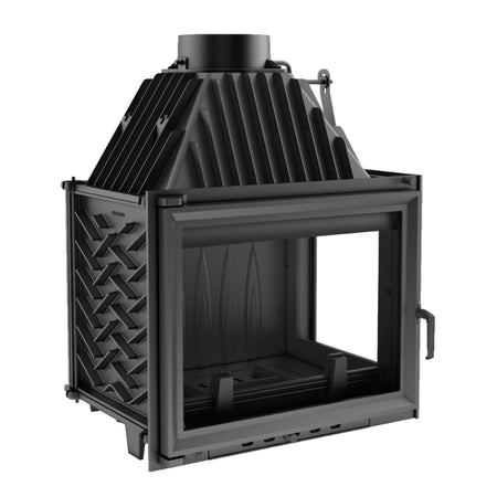 Kratki Kamineinsatz Zuzia | Seitenscheibe re. | 16kW | ohne BImschV2