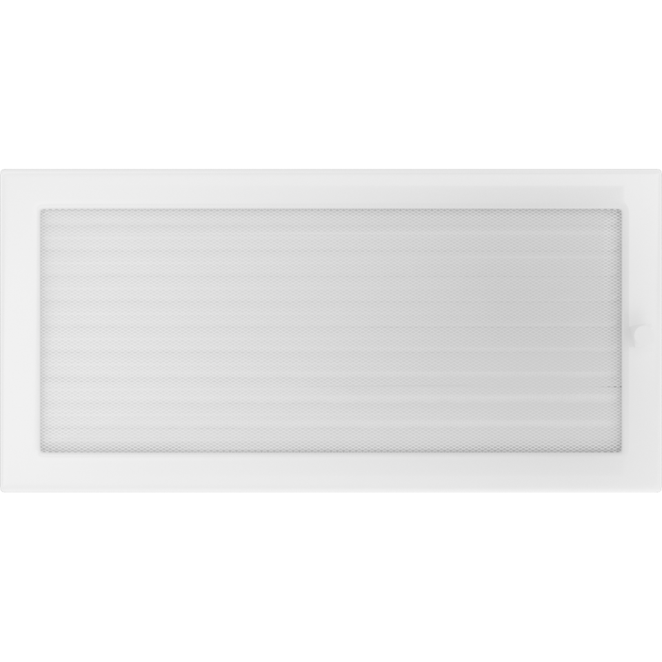 Luftgitter mit mit Gaze und verstellbaren Lamellen 22x45 cm