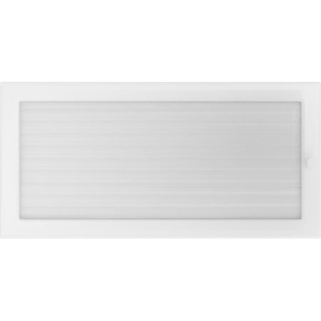 Luftgitter mit mit Gaze und verstellbaren Lamellen 22x45 cm