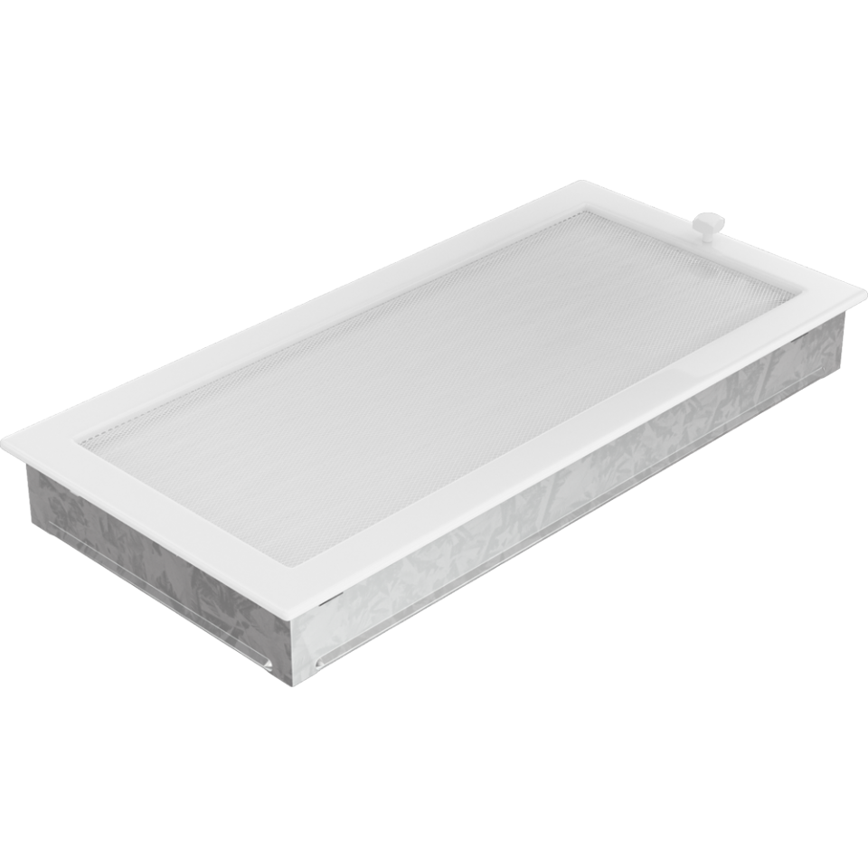 Luftgitter mit mit Gaze und verstellbaren Lamellen 22x45 cm