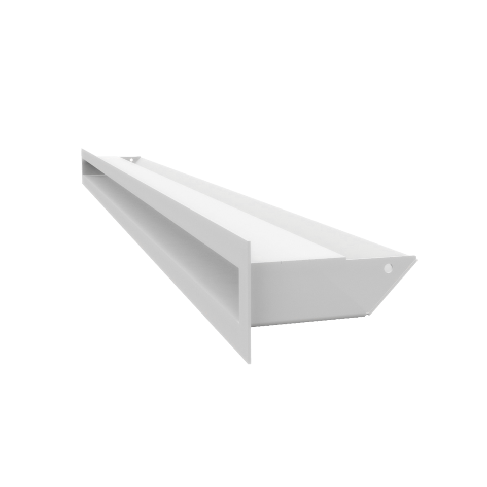 Kratki Lüftungsgitter 45S | 60x800x96,5 mm | weiß
