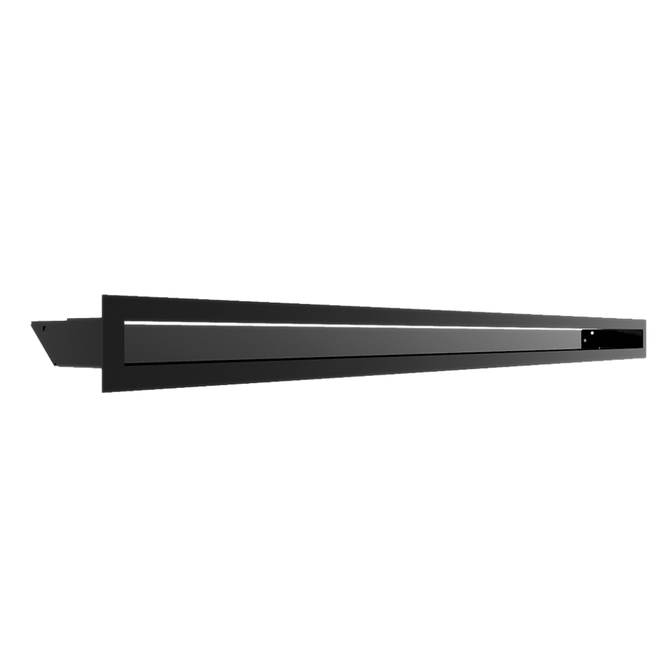 Kratki Lüftungsgitter 45S | 60x1000x96,5 mm | schwarz
