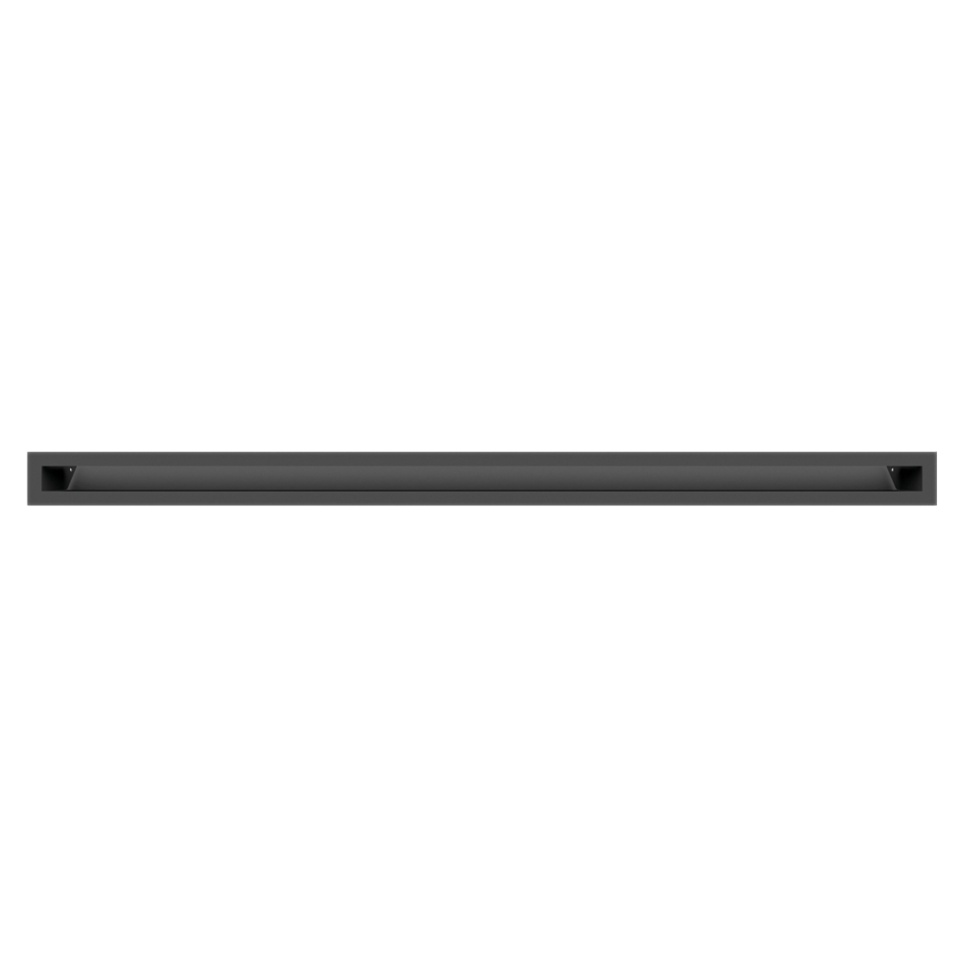 Kratki Lüftungsgitter 45S | 60x1000x96,5 mm | schwarz