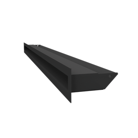 Kratki Lüftungsgitter 45S | 60x1000x96,5 mm | schwarz