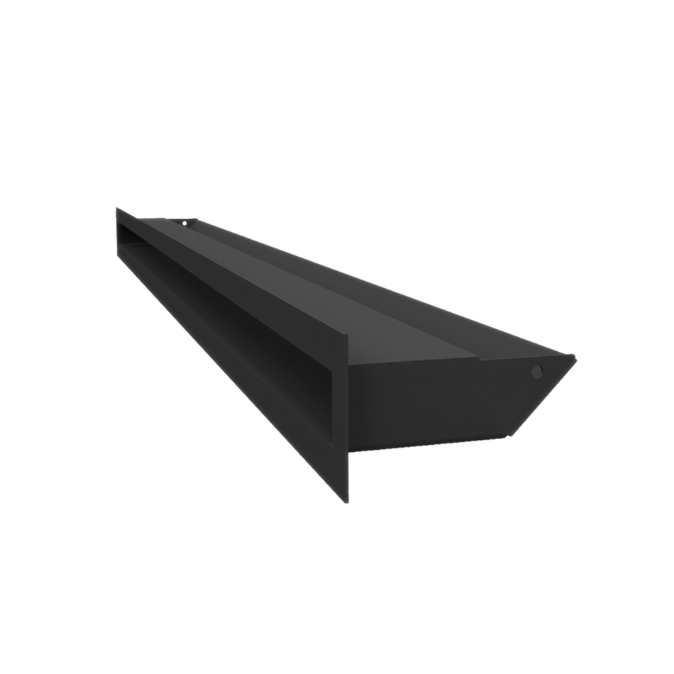 Kratki Lüftungsgitter 45S | 60x1000x96,5 mm | schwarz