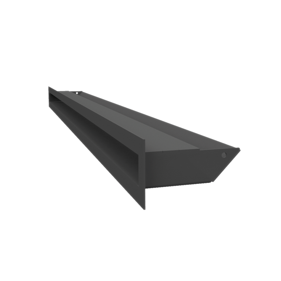 Kratki Lüftungsgitter 45S | 60x1000x96,5 mm | graphit 