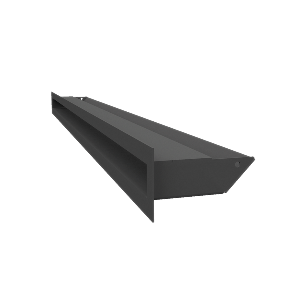Kratki Lüftungsgitter 45S | 60x1000x96,5 mm | graphit 