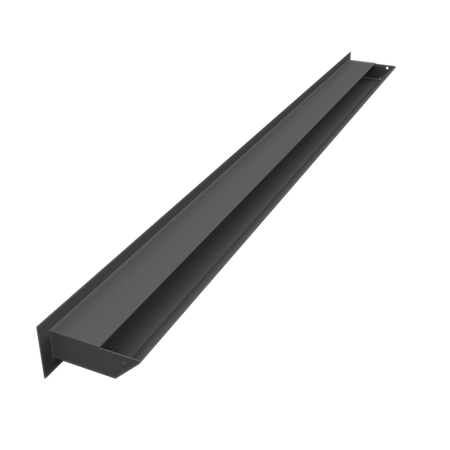 Kratki Lüftungsgitter 45S | 60x1000x96,5 mm | graphit 